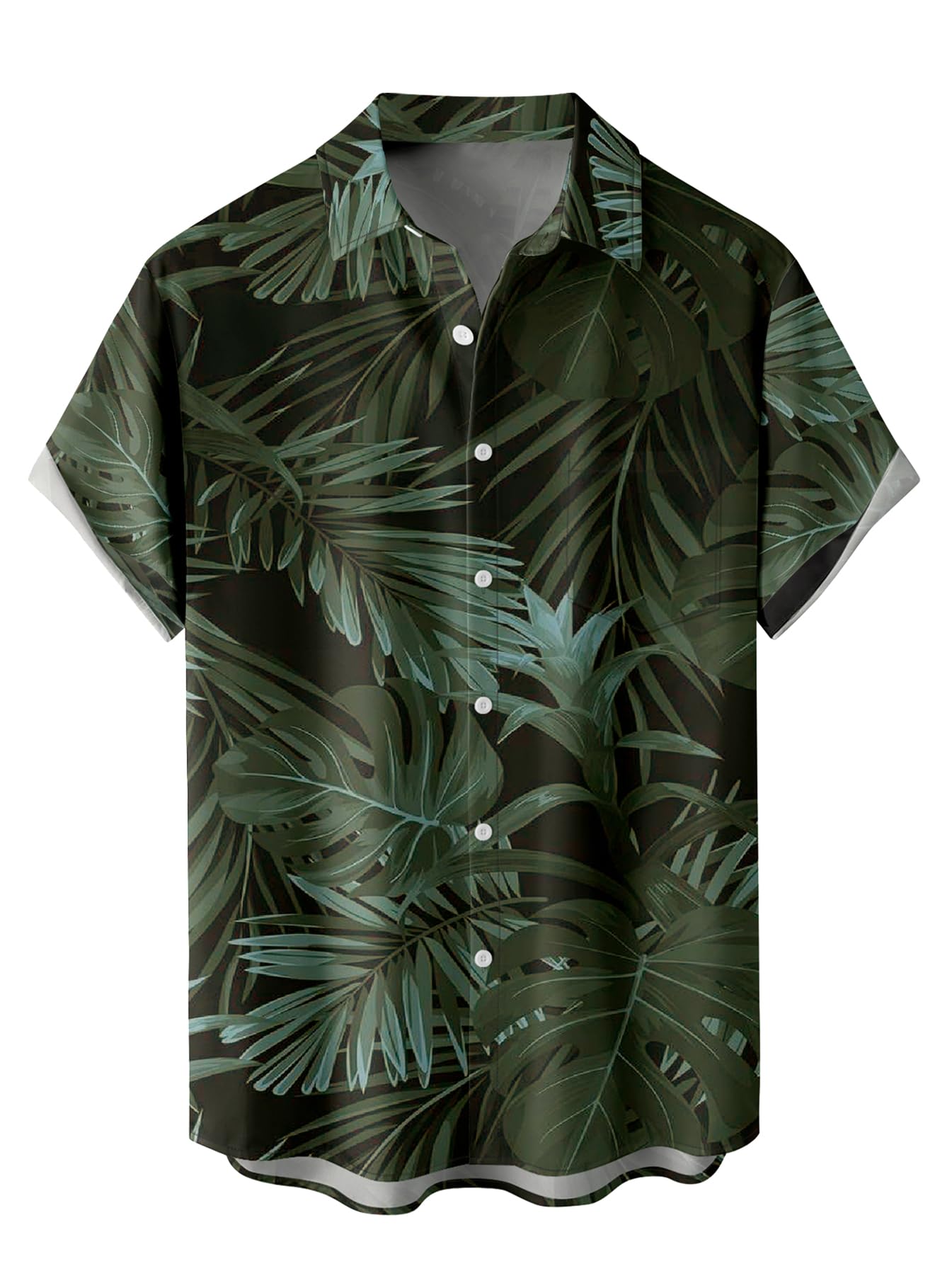 STANFVMEN Mens Hawaiian Shirts Regular fit Short Sleeve Button Down Shirt Tropical Holiday Beach Printed Shirts