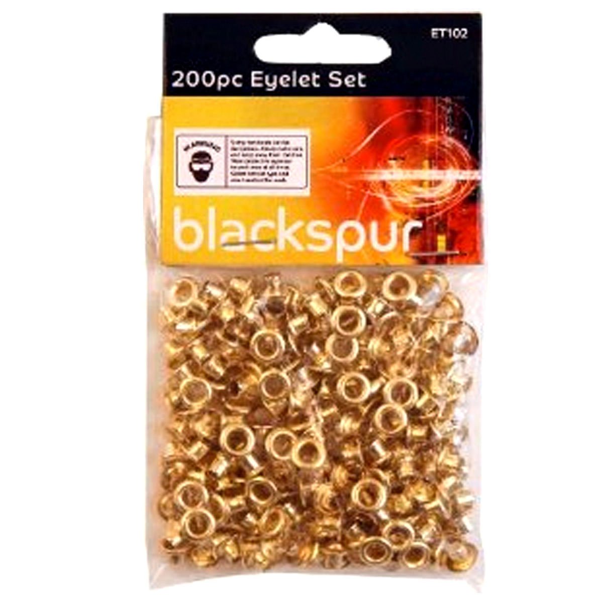 DPNY 200pc Brass Eyelet Rings Set 4mm/8mm for Eyelet Pliers Craft Leather