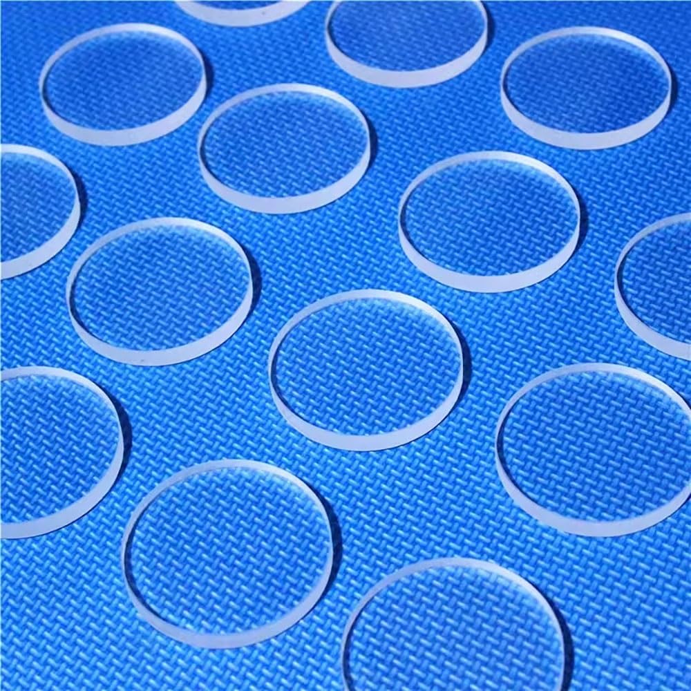 1 Unidad Placa de Cuarzo JGS2 Diámetro 40/45/50-95mm, Grosor 4mm, Ventana Óptica Redonda, Excelente Estabilidad Térmica para Instrumentos Científicos y Visores Industriales(Diameter 75mm)