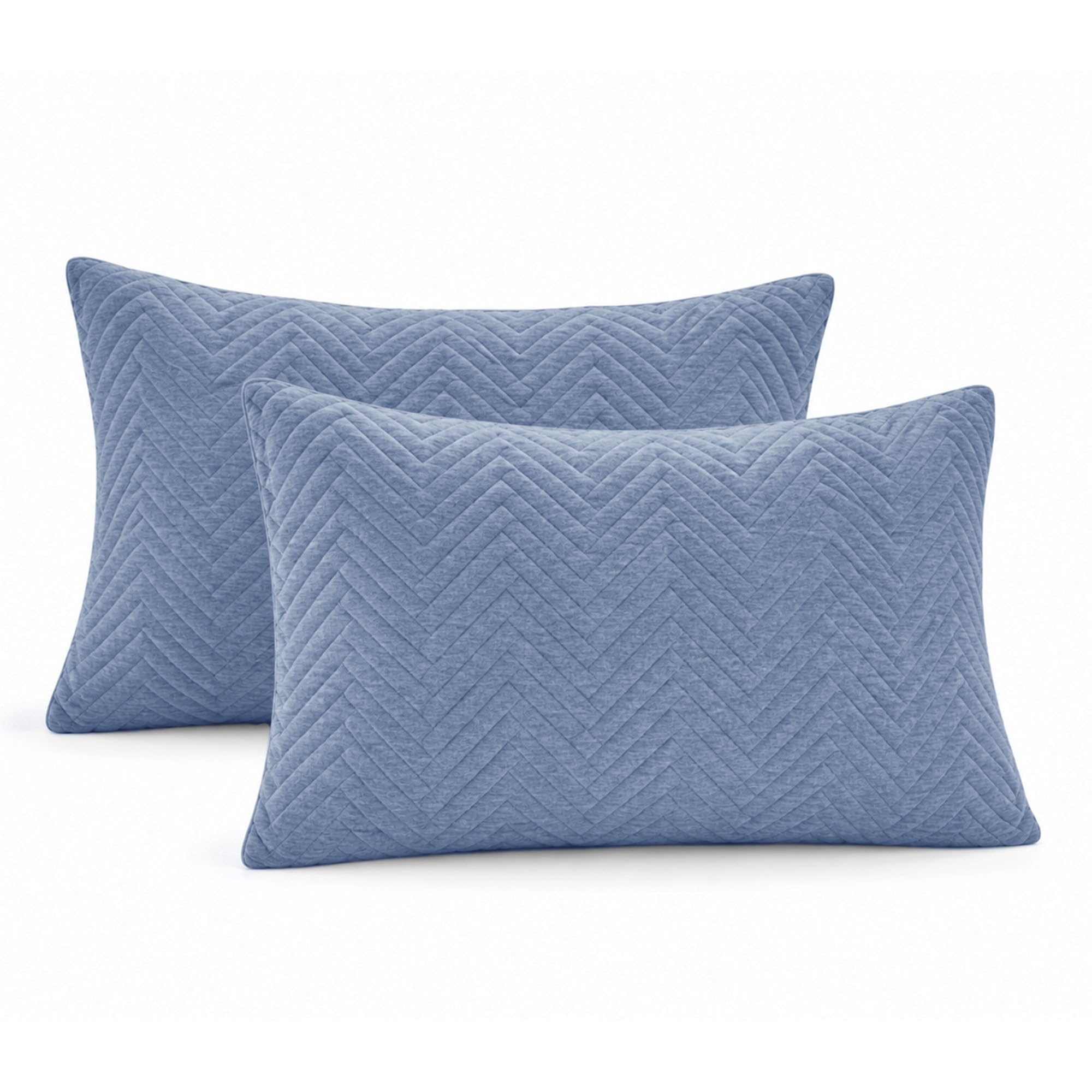 Home Republic Navy Pillow Cases 2 Pack with Envelope Closure (50 x 75 cm)