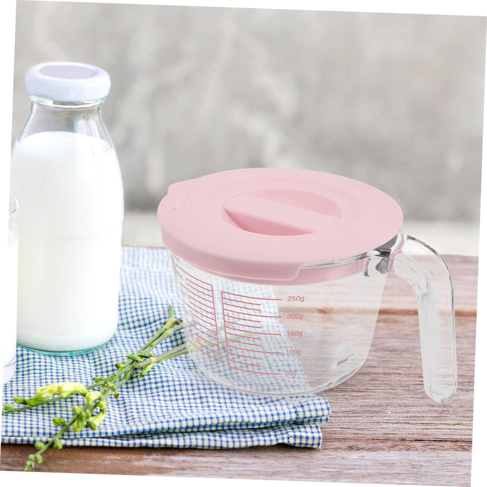ABOOFAN Tasse à Mesurer Polyvalente en Verre avec Graduations pour Desserts Café