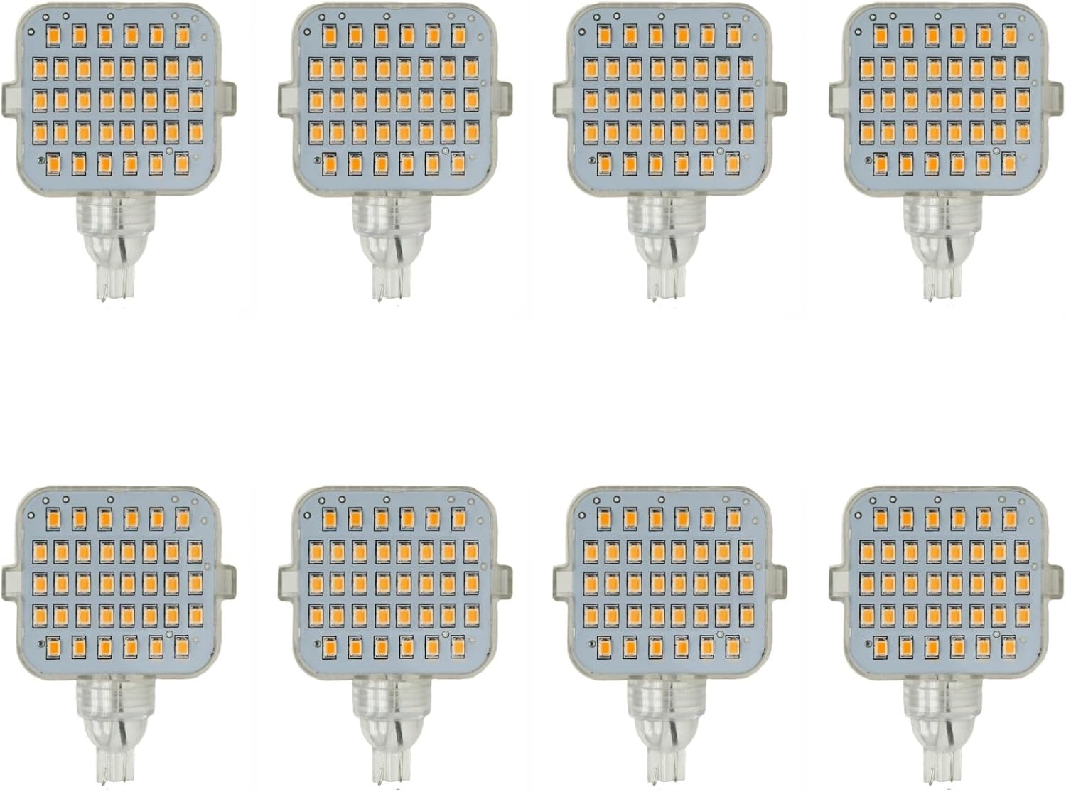 NK-921-450WW LED Replacement EMI Suppressed Vented Bulb, Wedge T5 Base – i.e. (921 Type), 450 Lumen 8-30Volts Warm White (8 Pack)