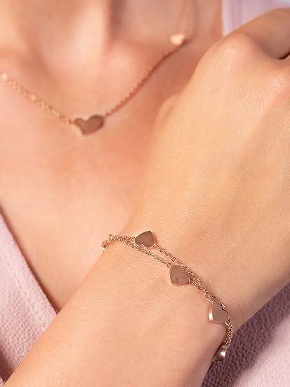 Bracciale Victoria in Oro Rosa 18k - Gioielleria Artigianale Italiana