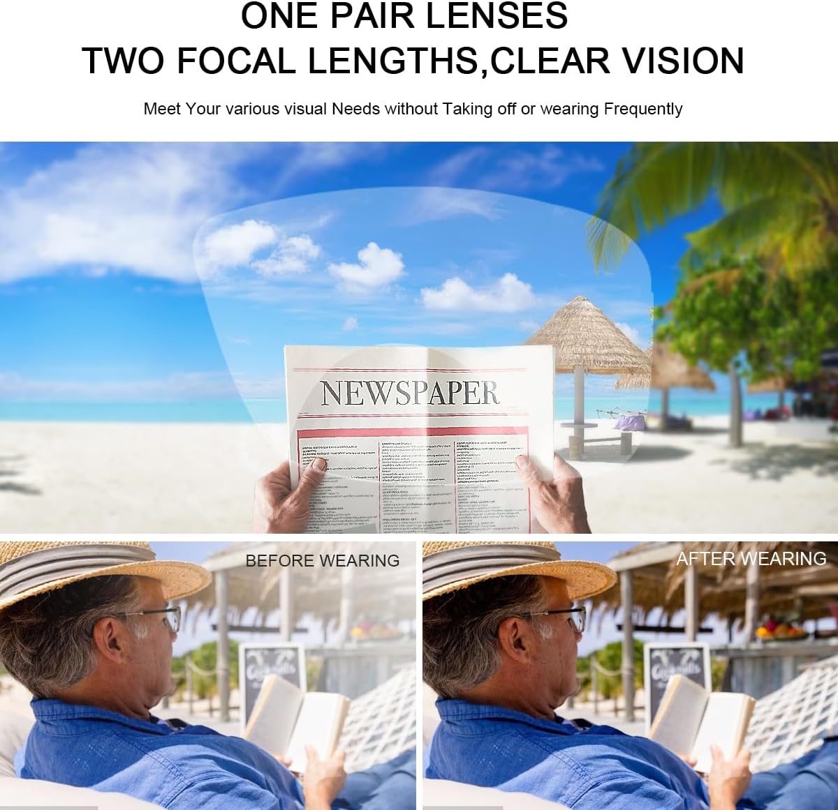 YIMI Photochromic Bifocal Reading Glasses UV Outdoor Sunglasses Computer Anti Blue Light Transition Eyeglasses for Men Women - Image 7