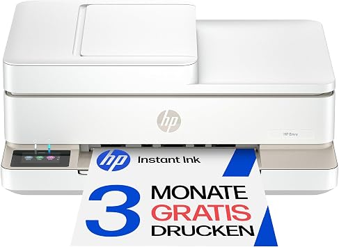 HP Envy 6520e Multifunction Printer 3 Months Free Printing Instant Ink Included Print Copy Scan Mobile Fax Wi-Fi Automatic Document Feeder Touchscreen
