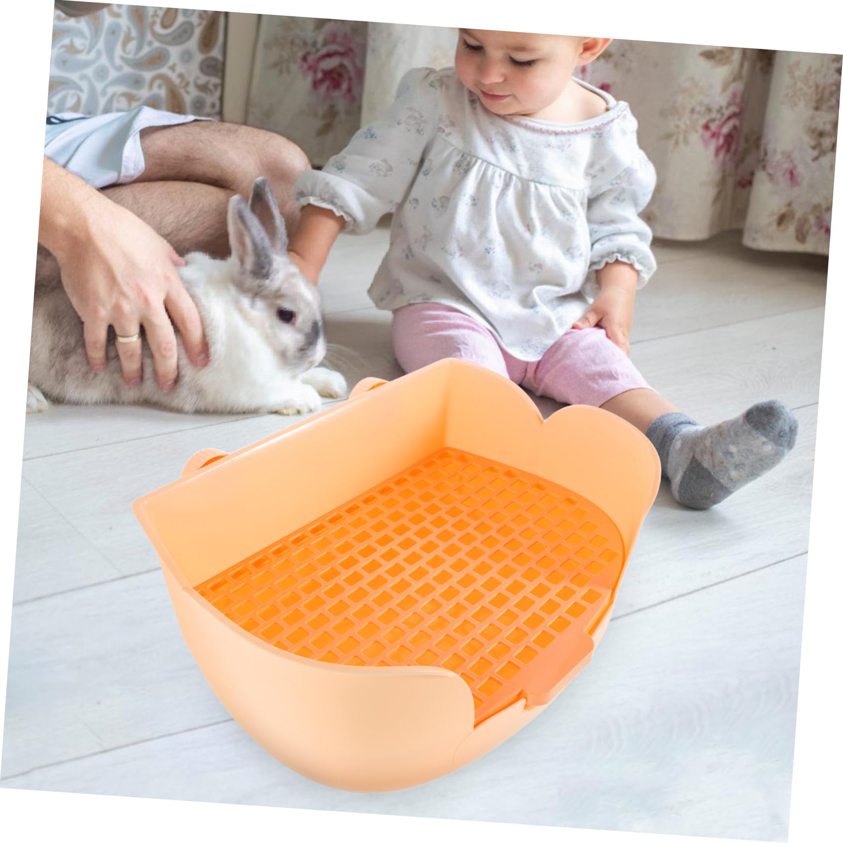 Toyvian Lettiera per Piccoli Animali Domestici Lettiera per Conigli e Cincillà Piccola Trasportino per Criceti