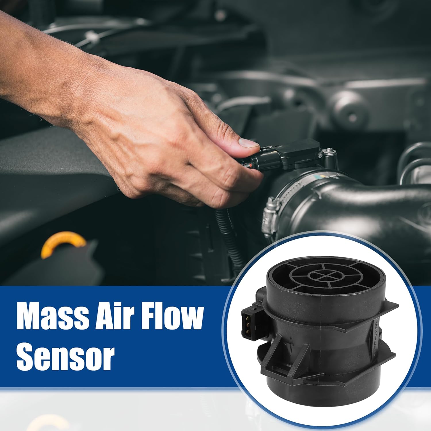 ACROPIX Car Mass Air Flow Sensor Replacement Fit for Volvo S40 2000-2004 No.30611532 - Pack of 1