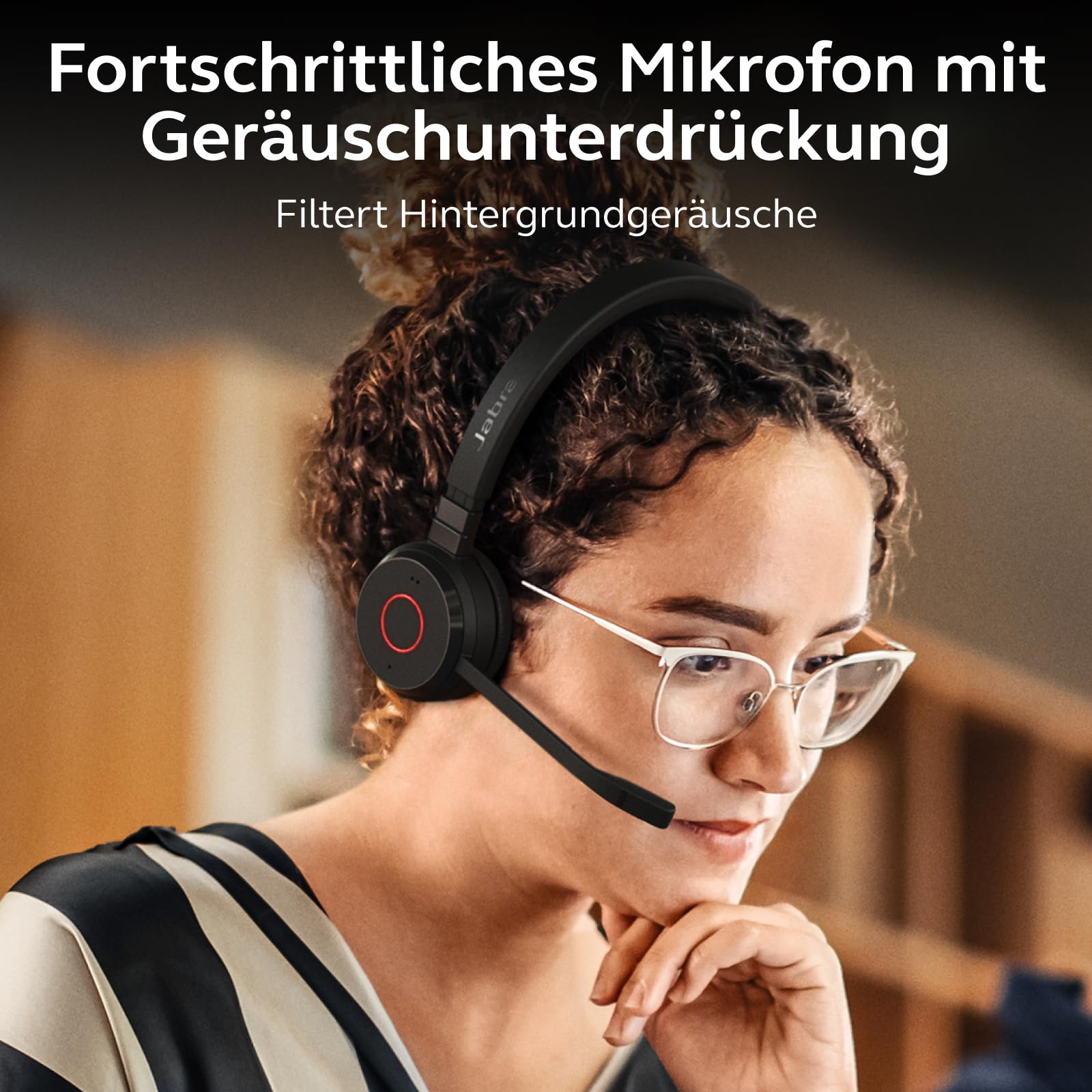 Jabra Evolve 65 TE Link MS Mono Stand Wireless Kopfhörer