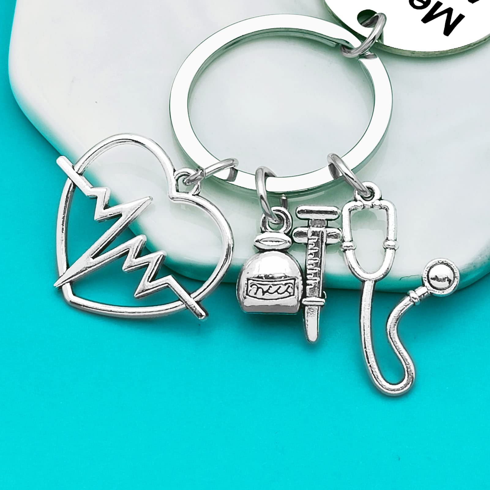 Xiahuyu Medical Assistant Gifts Medical Assistant Keychain MA Medical Assistant Graduation Gifts MA Student Gift Medical Assistant Appreciation Christmas Birthday Gift