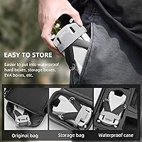 Vista 3 de HeiyRC Soporte de hélice Mini 3/Mini 3 Pro, protector de correa de protección estabilizador para DJI Mini 3 Series RC Drone Accesorios (gris)