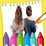 Friendship Coloring Pages: Best Friends Drawing & Art Studio