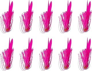 Hogvinnatil Jigs señuelos de, cebos de Graves - 10 Piezas de Faldas de Plantilla de Silicona Luminosa | Equipo de do Flexible para el bajo Agua de Agua Salada de Agua Dulce Acampación de