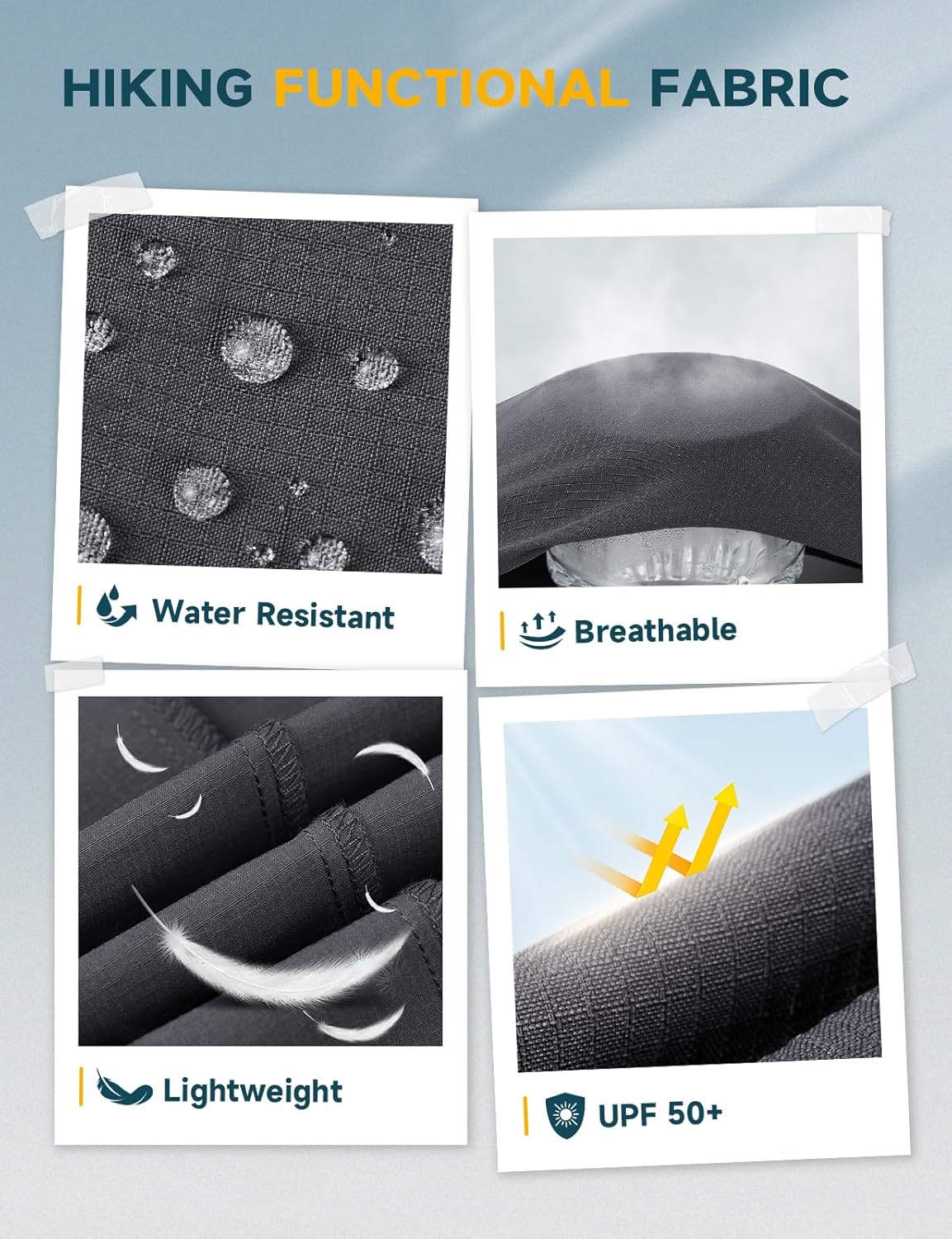 Moosehill Mens Cargo Hiking Shorts Lightweight Water Resistant for Casual Golf Work Tactical Fishing with 6 Pockets - Image 7