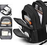 Sac à dos pour les hommes et les femmes, Sac à dossier scolaire pour les adolescents, Sac de livre Laptop avec USB Port for Business Work College Voyages