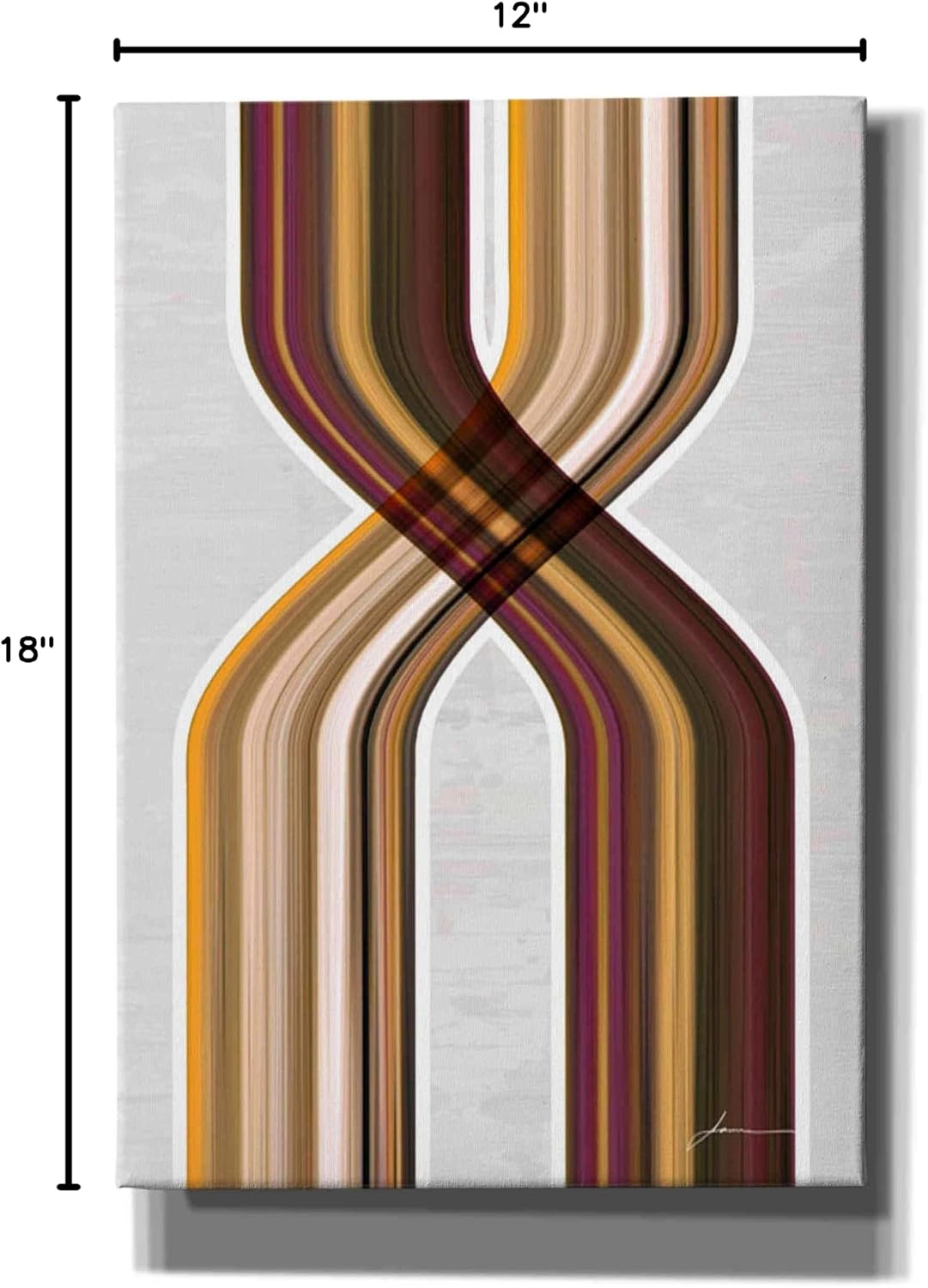 Epic Graffiti 'Modern Dance III' by James Burghardt, Canvas Wall Art, 12"x18"