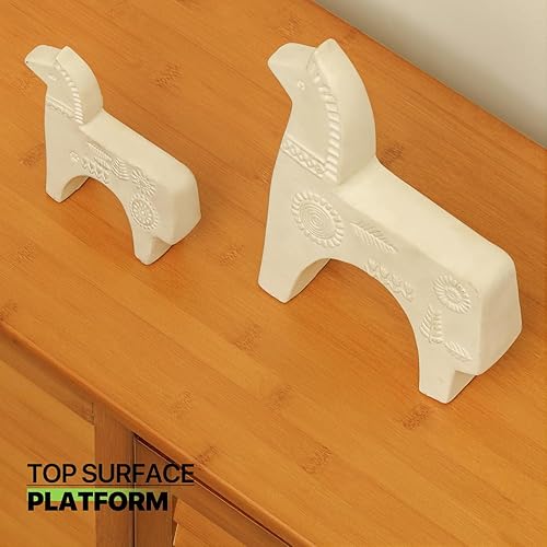 Miniatura 6 de Magshion Armario alto de almacenamiento de zapatos con puertas de persiana y cajón, soporte de estante independiente para armario estrecho, pasillo,