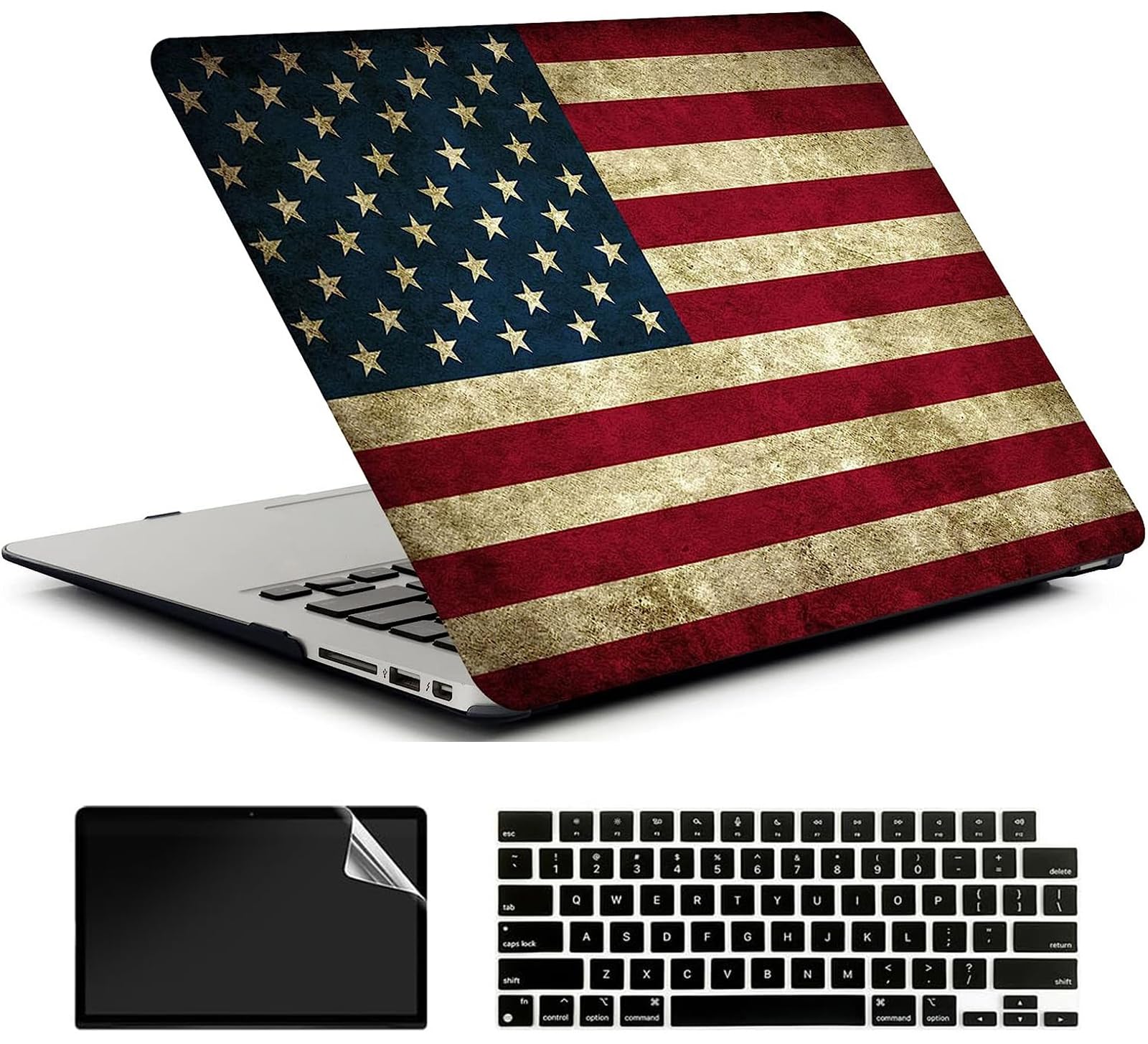 Hülle Für MacBook Air 15 Zoll (2023/2024) – Hartschale Mit Tastaturabdeckung & Aufkleber
