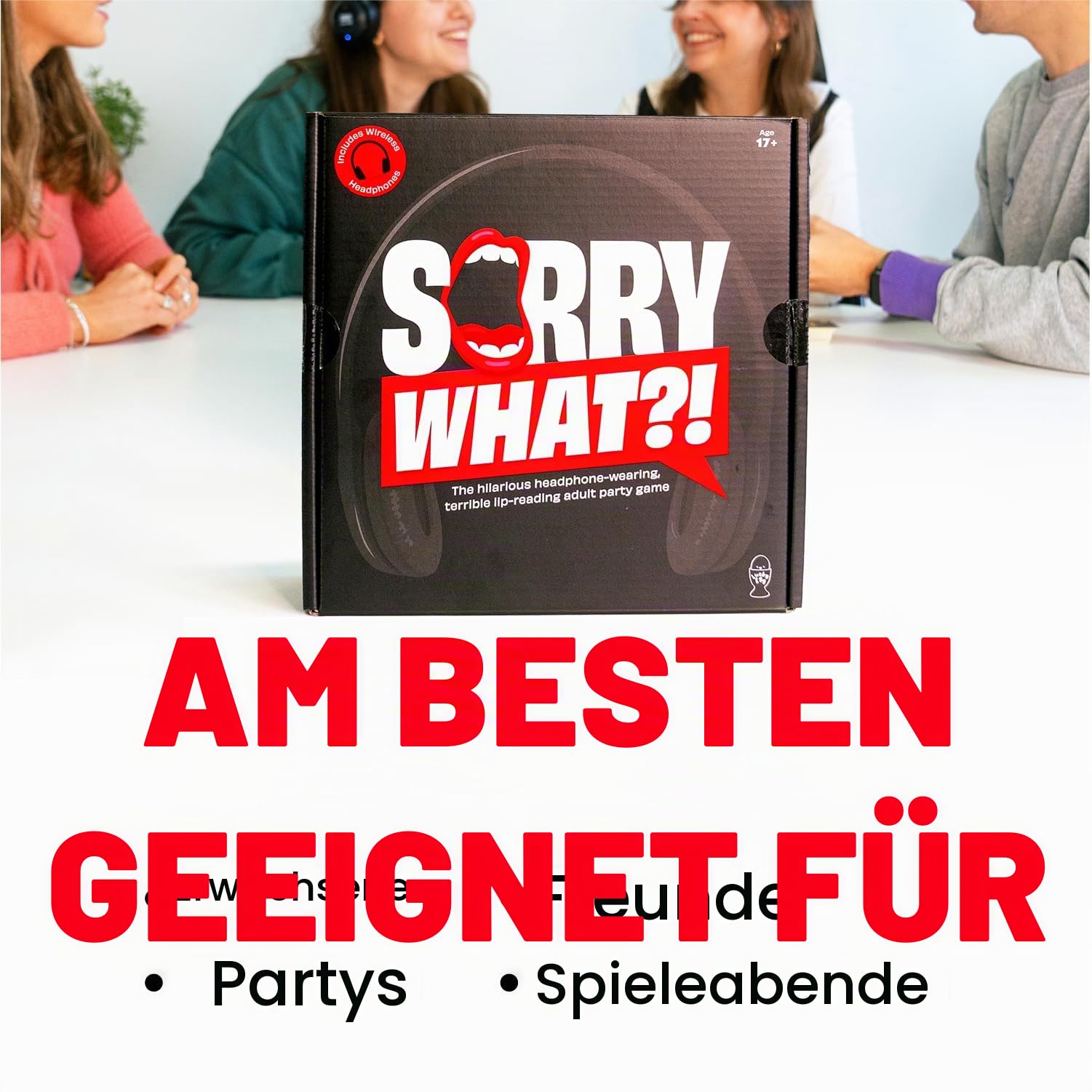 Lucky Egg Entschuldigung, was?! - Das Bad-Lip Lesespiel für Erwachsene - 17 Jahre +