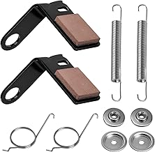 2 Set GY21943B Brake Pad Kit for Jo-hn Deere 42" L, D, X Series 100 105 115 100 110 120 125 130 Mower, Contain GX20515 Retainer GX20494 Spring GX23240 Deck Bushing & GX10120 Extension Spring