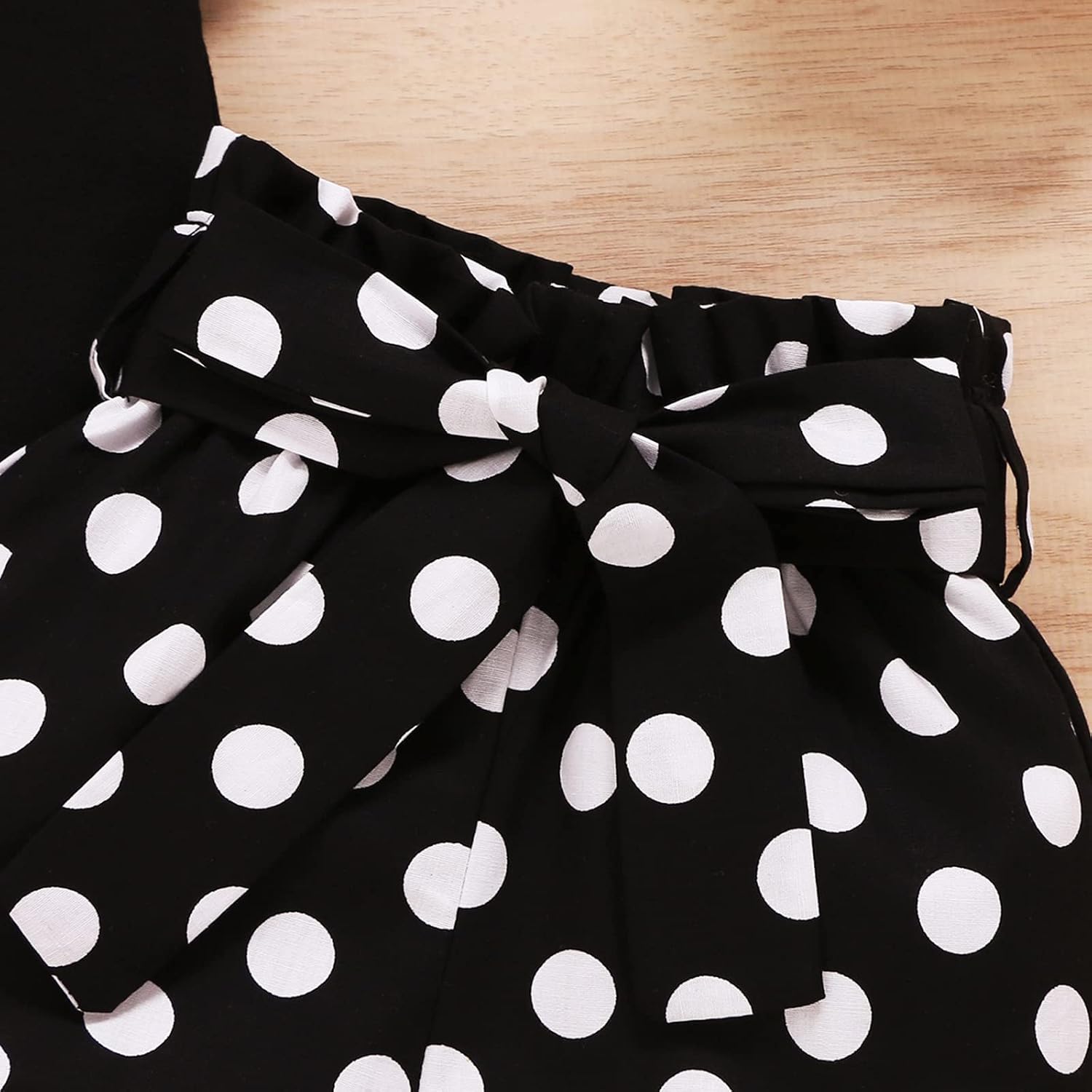Newborn Baby Girl Set Ruffled Sleeve Romper Polka Dots Shorts Bloomers Bowknot Headband Boutique Clothes