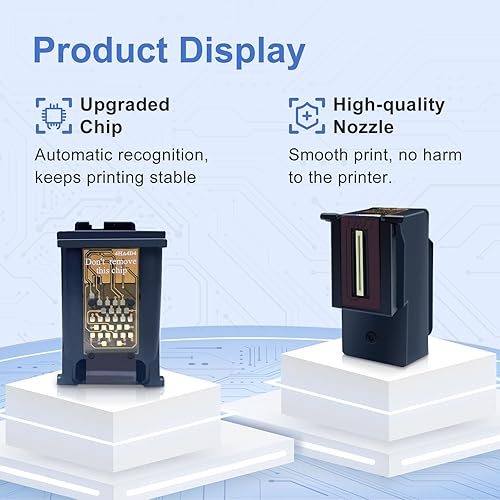 Miniatura 4 de 67XL Cartucho de tinta negro para HP Ink 67 Reemplazo HP 67 Cartucho de tinta negro HP67 HP67XL Envy 6055e 6000 6455e 6400 6458e DeskJet 2755e 2700