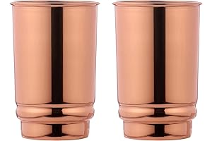 Unlined Pure Copper Tumbler, Set of Two