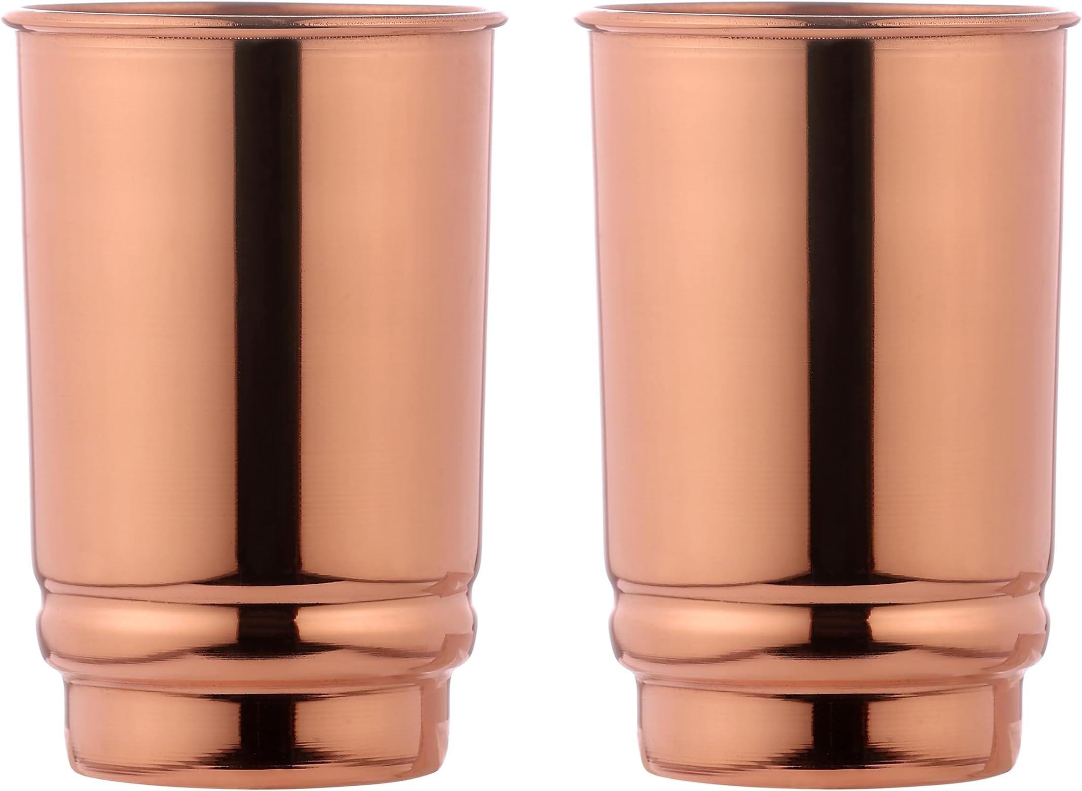 Pure Copper Tumblers Set of 2, UNLINED, UNCOATED and