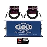 Cloud Microphones Cloudlifter CL-1 Mic Activator Bundle with 2X XLR Cables and Cleaning Cloth