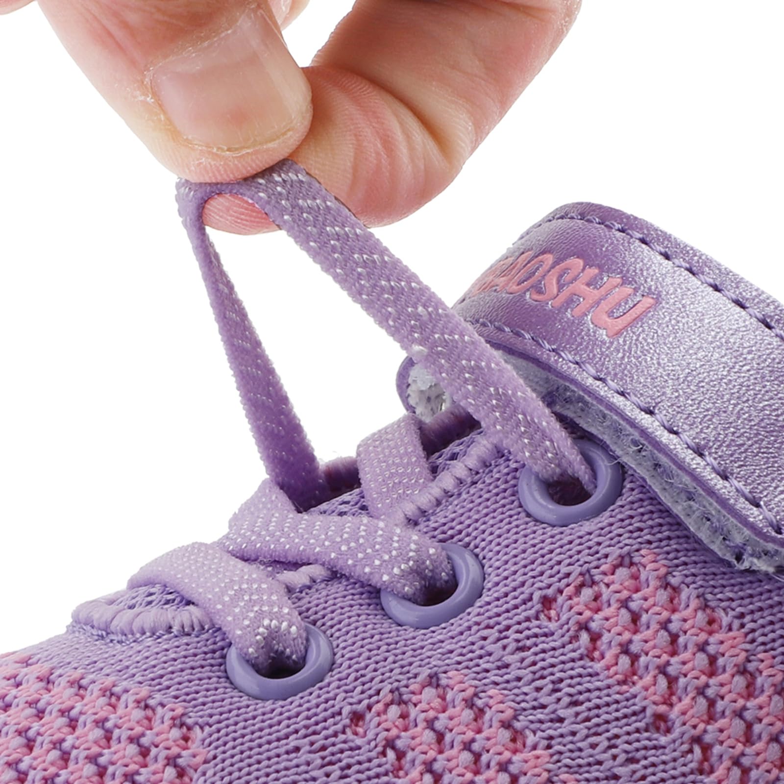 Chaussures d'apprentissage de bébé pour fille - Chaussures de sport légères et mignonnes - Violet - Violet, 29 EU
