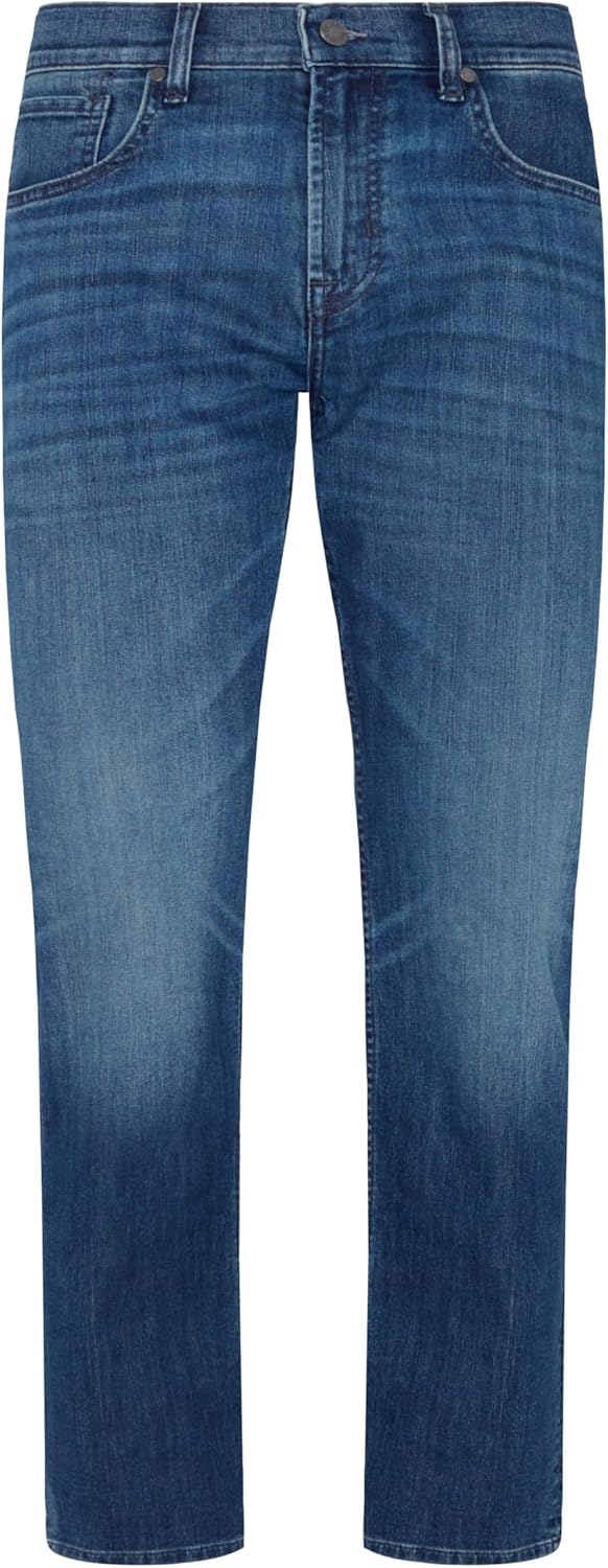 7 for All Mankind Mens The Straight Airweft Denim - Image 6