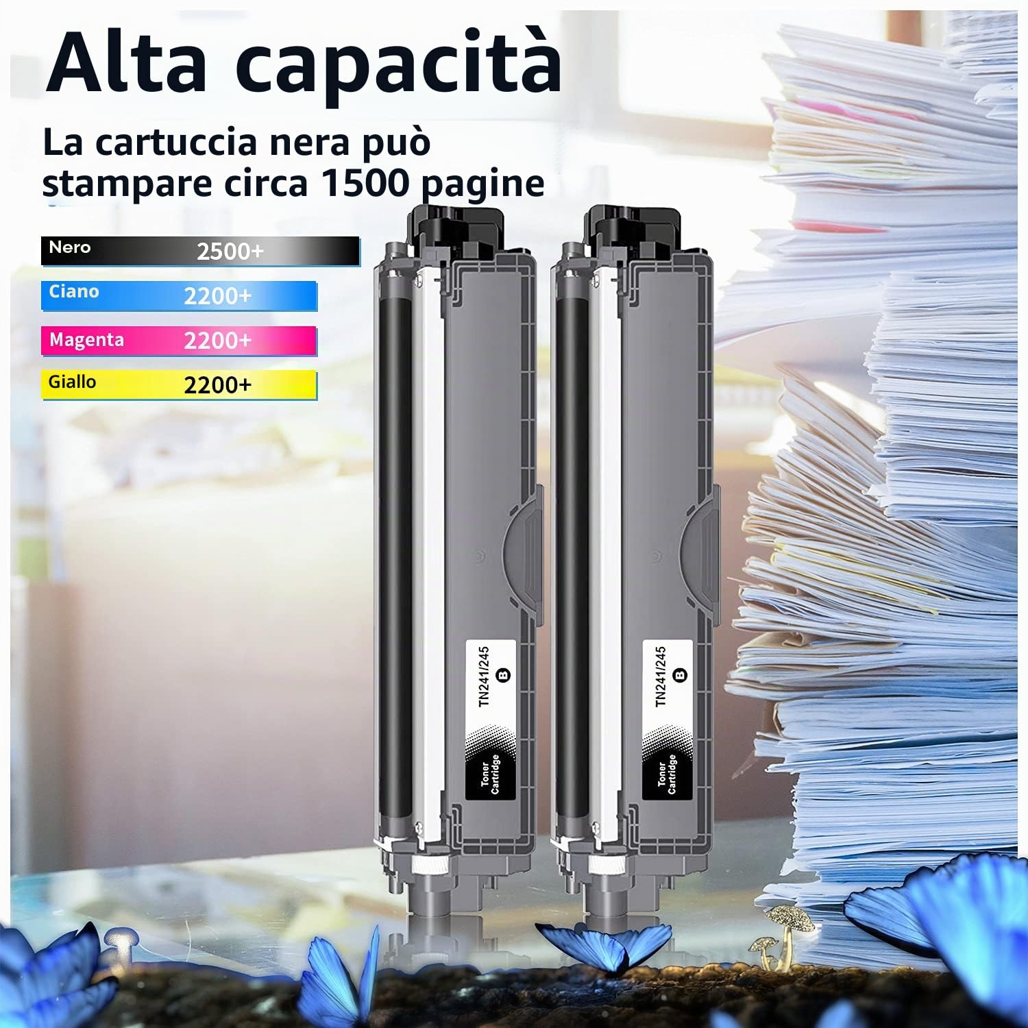 LOSMANN Cartuccia di Toner Compatibile per Brother TN241 TN245 per Brother MFC-9130CW MFC-9140CDN MFC-9330CDW MFC-9340CDW DCP-9020CDW DCP-9015CDW HL-3140CW HL-3150CDW HL-3170CDW HL-3142CW (4-Pack)