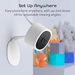 Geeni Vision 2K Quad HD Caméra intérieure intelligente avec tige flexible, vision nocturne et 2-Way Audio