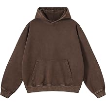 Mens Hoodies Vintage Oversized Hoodie Acid Wash Couples Cotton Pullover Hoodies for Men Streetwear Sweatshirts