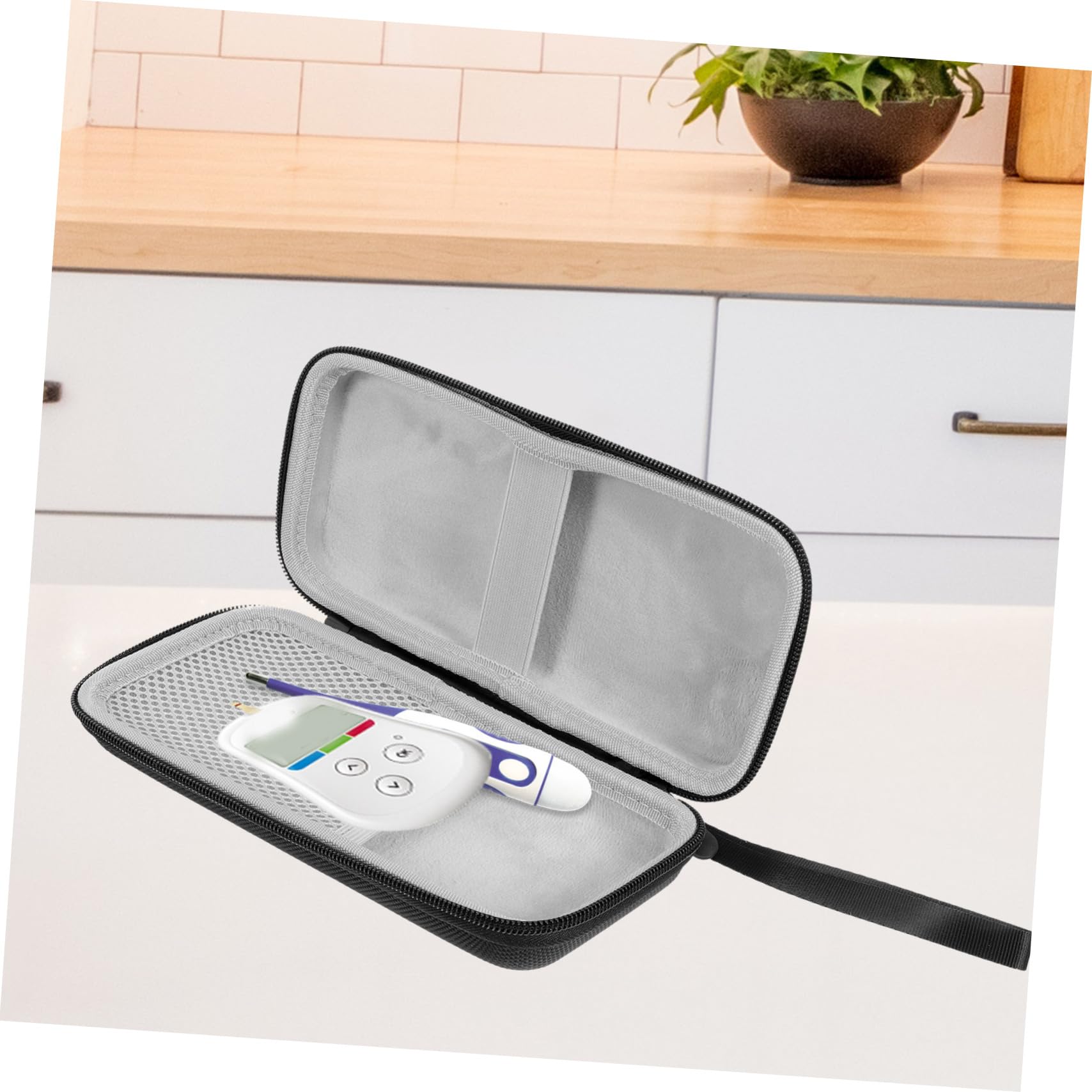5stücke Portable Diabetes Tasche Für Blutzuckermessgeräte Praktische Aufbewahrung Für Diabetikerutensilien Für Reisen Und Zuhause Mit Elastischen Schlaufen Zur Sicheren