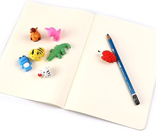 Miniatura 7 de Juego de 28 recuerdos de fiesta de San Valentín para niños, corazones rellenos con borradores y tarjetas de San Valentín para niños regalos de San