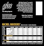 GHS 1300 Nickel Rockers Rollerwound Pure Nickel Low-Tuned Electric Guitar Strings - 11-58