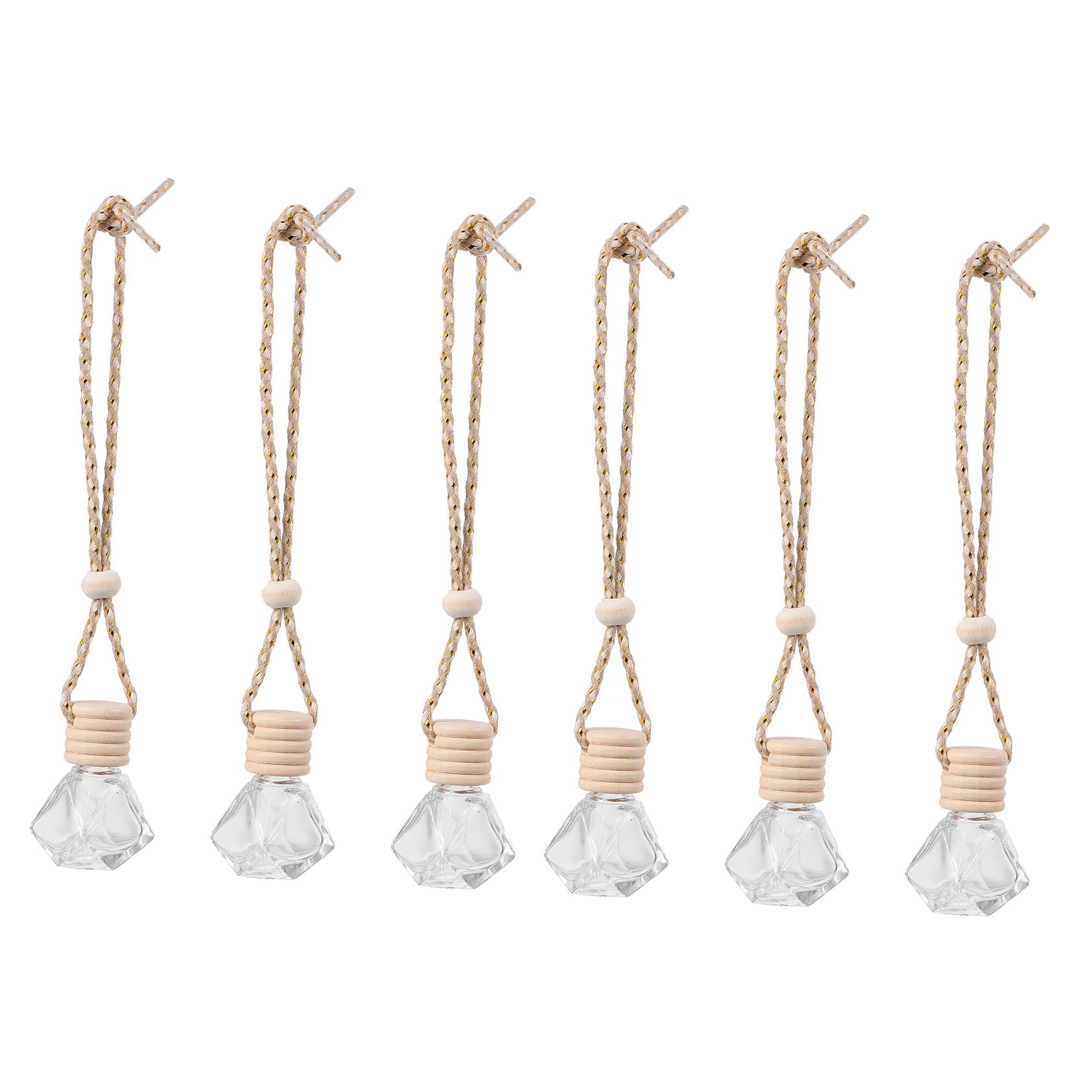 Gatuida 54 STK Aroma-ätherische Öl Flasche Astetische Raumdekoration Glamping-zubehör Innenausstattung Diamant-dekor Diffusoren Duftdiffusor Fürs Auto Füllung Fräulein Aromatherapie Glas