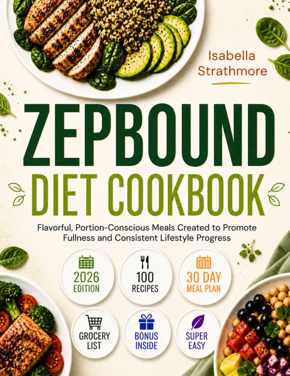 ZEPBOUND Diet Cookbook: Flavorful, Portion-Conscious Meals Created to Promote Fullness and Consistent Lifestyle Progress