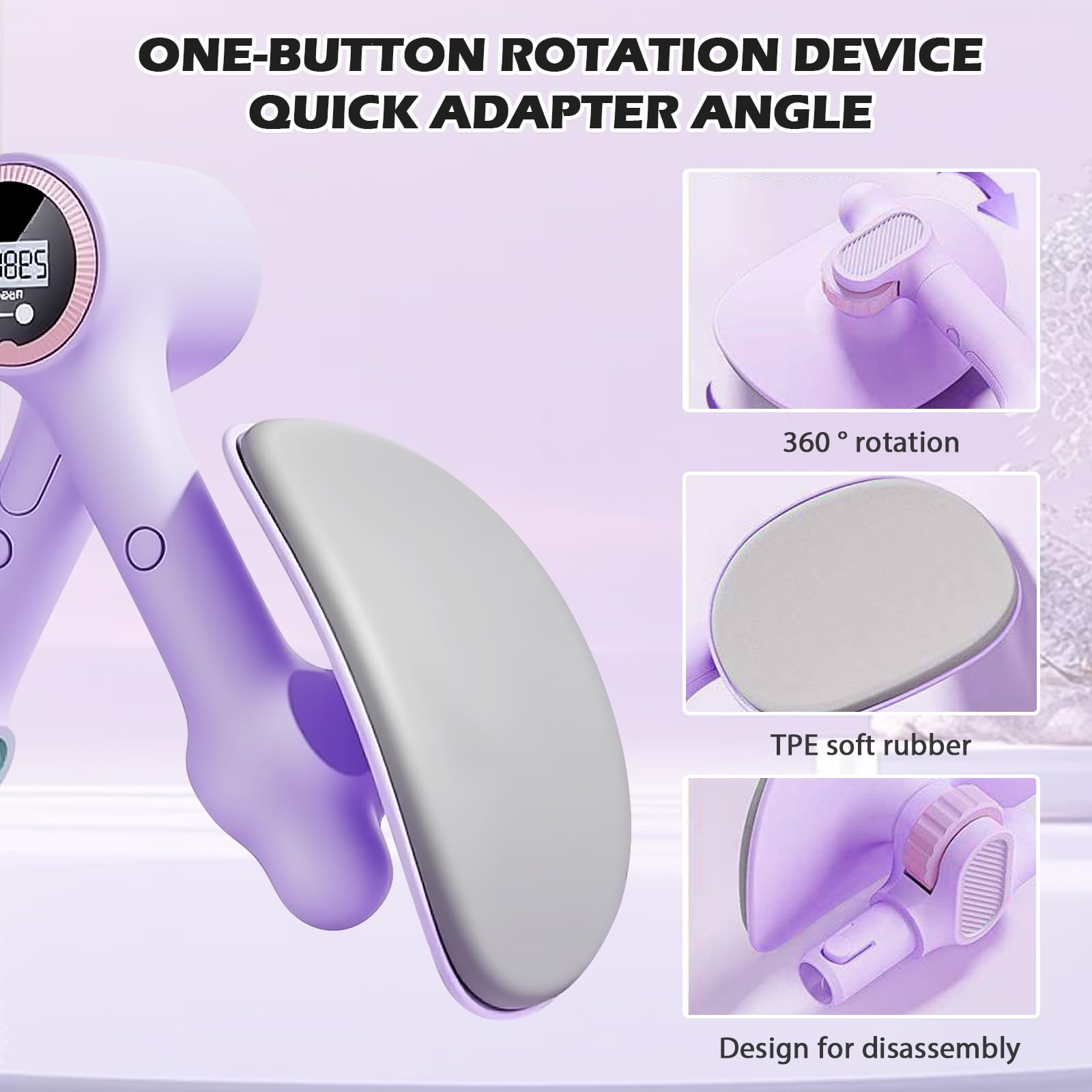 Hip Trainer - Appareil De Musculation Cuisses Et Fessiers - Résistance Réglable, Compteur Intelligent