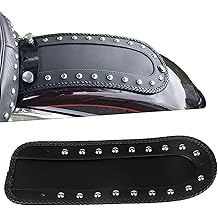 Motorcycle Vinyl Leather Rivet Leather Harley Motorcycle Rear fenders Bib for Softail Springer Heritage Classic EFI FLSTCI 2006-2017