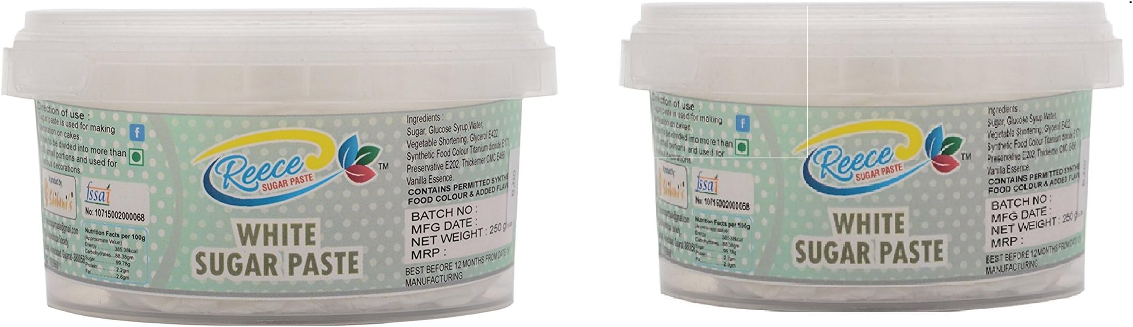 Reece Sugar Paste Fondant (White, 250 gm)