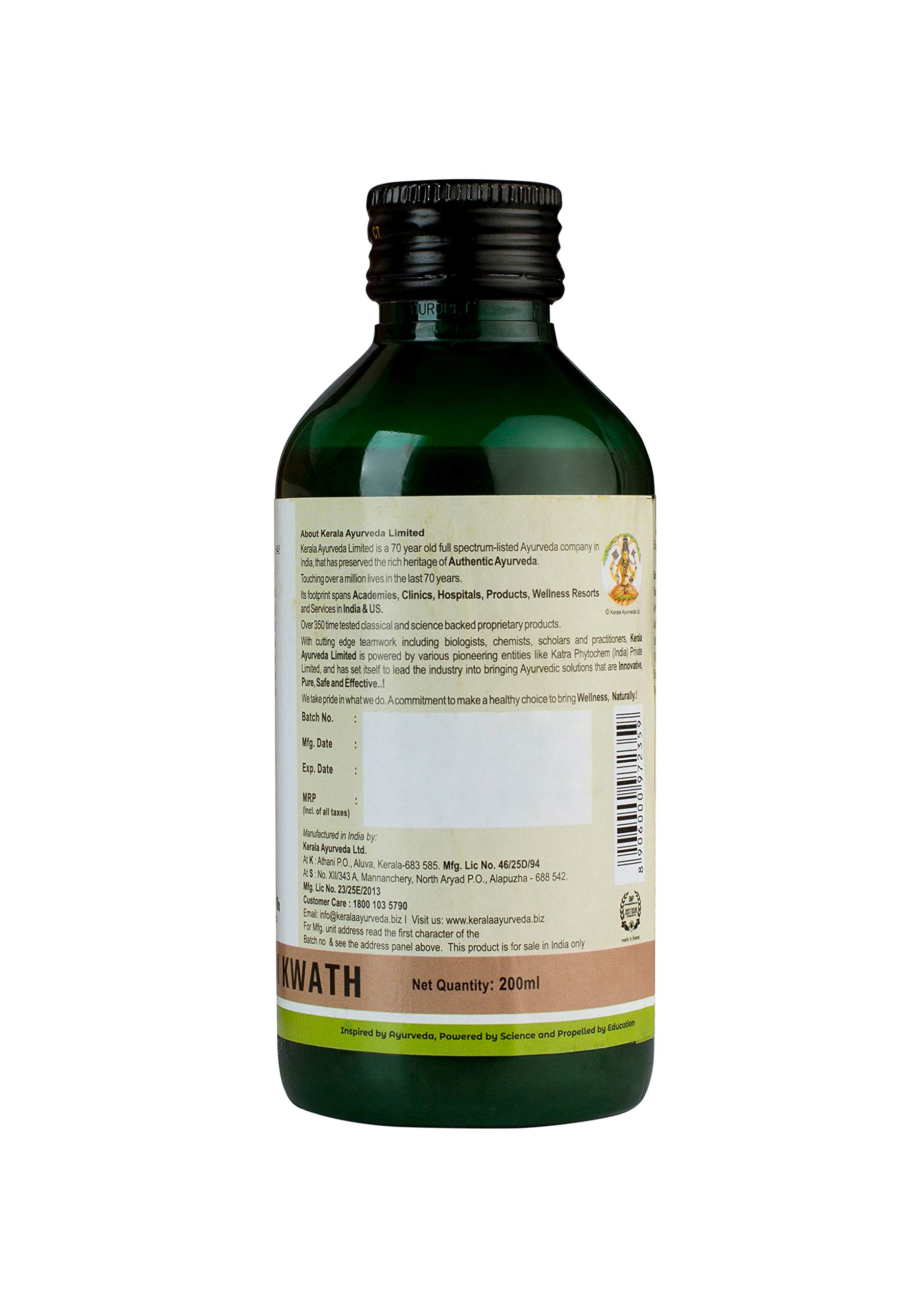 Kerala Ayurveda Rasnasapthakam Kwath 200 Ml 1