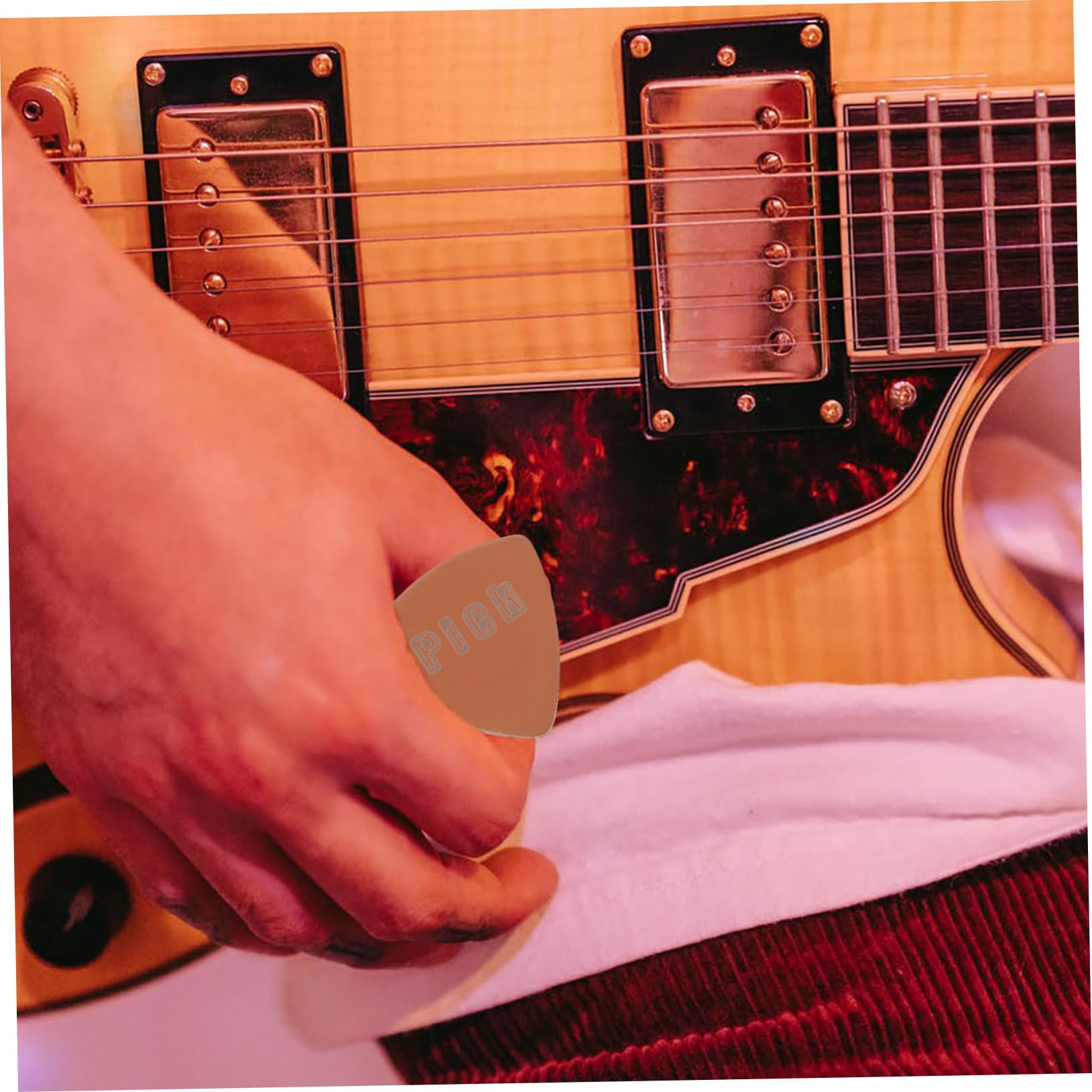 TOYANDONA 24pezzi Plettri Rinnovabile Per Chitarra e Ukulele Accessori Musicali Ergonomici e Resilienti Per Tutti Musicisti
