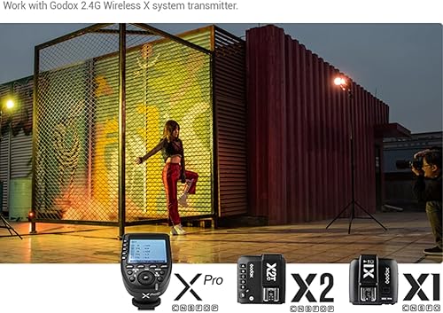 Miniatura 6 de Godox V1 V1-O Flash para cámara Olympus Panasonic TTL Flash Speedlite 18000 HSS, 480 flash de potencia completa, tiempo de reciclaje de 1.5s,