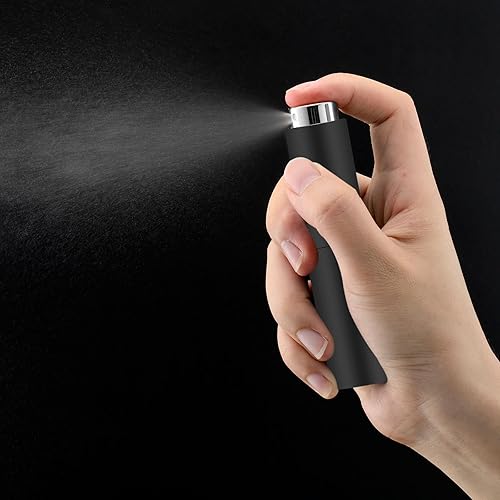 Miniatura 2 de KOIBITO Mini atomizador de perfume portátil de 0.3 fl oz/4 piezas, pulverizador vacío recargable para viajes, operación con una sola mano, posible