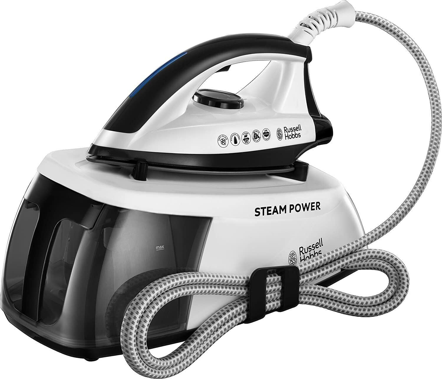 Russell Hobbs 24420 Steam Generator Iron, Series 1, 2400 W, Black/White