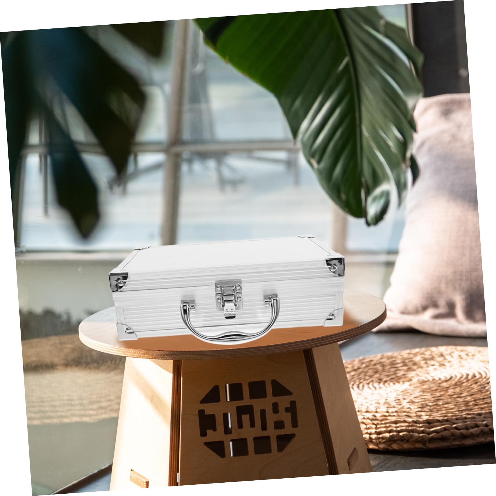 SHINEOFI Valigetta Porta Attrezzi in Lega Di Alluminio Scatola Per Utensili Cassetta Portautensili Leggera e Portatile Custodia Per Attrezzi Design Interno Spazioso