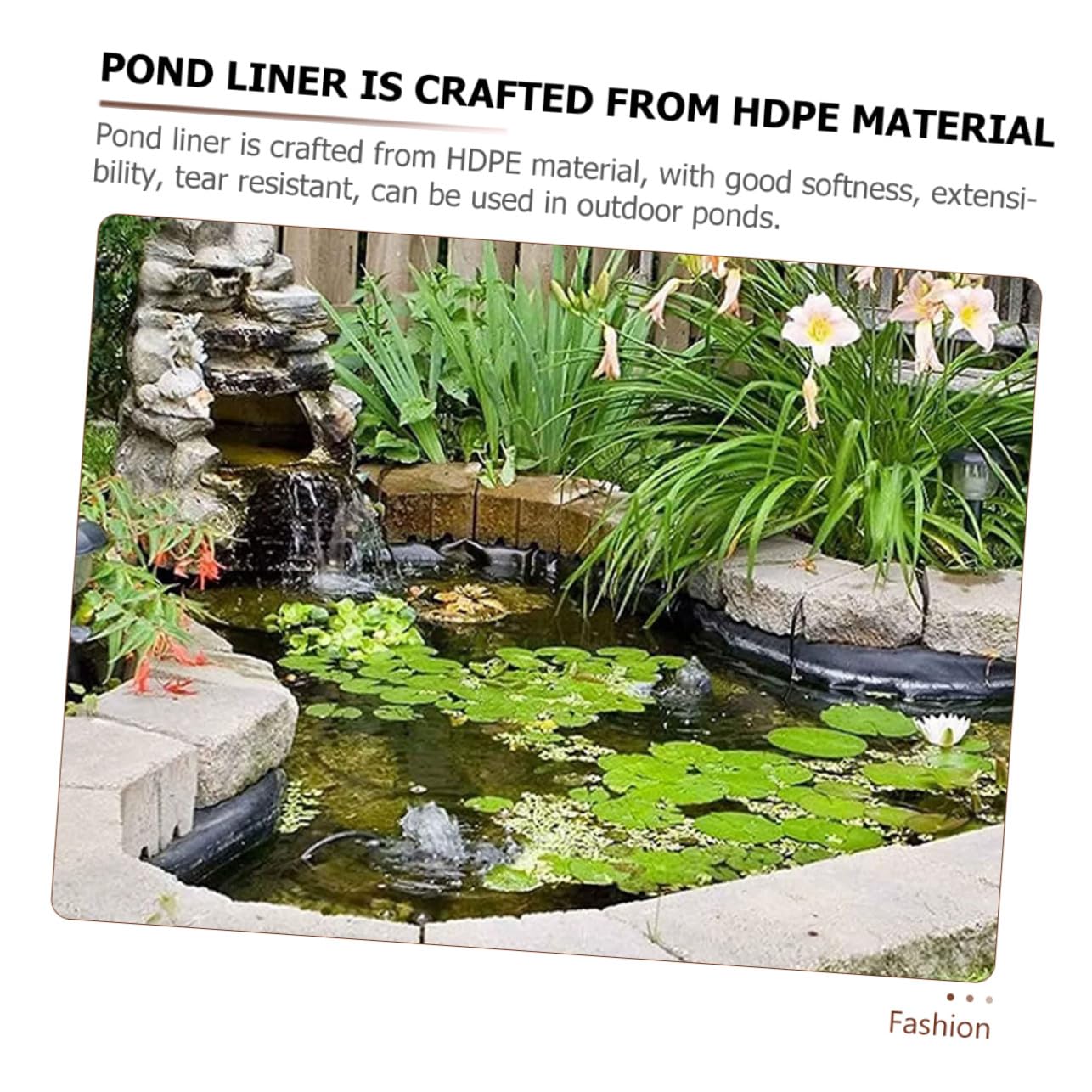 NUOBESTY Telo per Stagno Giardino Esterno Rivestimento Resistente per Piscine e fontane sottostrato per Tartarughe e paesaggistica acquatica