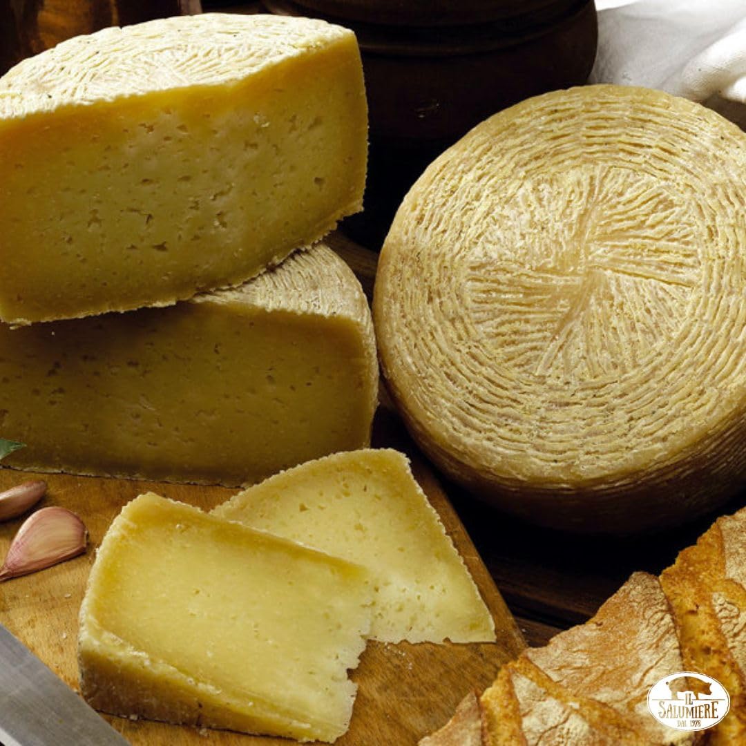 Queso Canestrato Pugliese DOP gr.500 SV - Sazonado - Productos lácteos Fabricación artesanal - Seleccionado por El Salumiere 1978