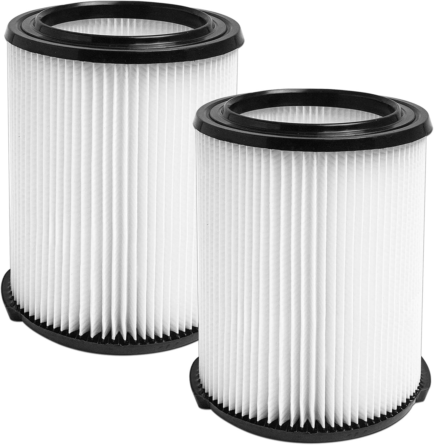 2 Pack VF 4000 Filter for Ridgid Shop Vac，Standard Wet/Dry Vacuum Filter Replacement Vf4000 Compatible with RIDGID Vacs Wet Dry 5-20 Gallon&6-9 Gallon Husky Vacuum-ridged Shop Vacuum Filter